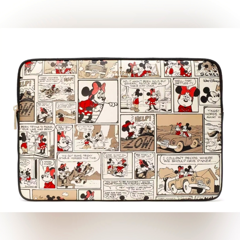 Kate Spade ♠️ Laptop Sleeve Mickey and Minnie